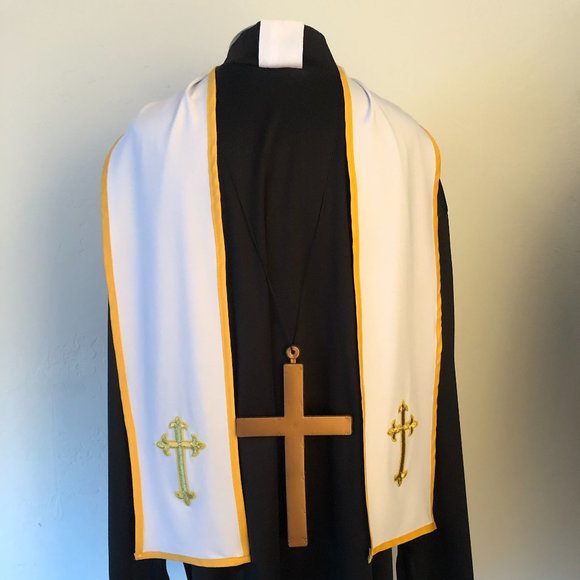 Music Legs Other - NWOT * PRIEST COSTUME SHIRT SET - 3 PIECE SET